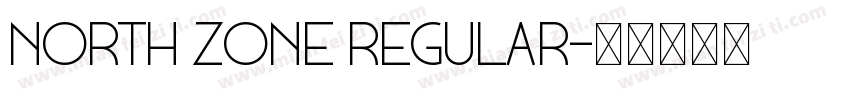 North Zone Regular字体转换